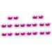 NOLITOY 10 pairs Colorful Halloween Lashes Accessories Fake for Makeup of Long Performance Exaggerated