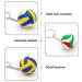 Ifundom 3D Volleyball Key Pendant - Sportball Keychain for Bags & Backpacks | 3 Pieces Hanging Volleyball Trailer - Buy Online on GoSupps.com