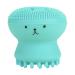 Face cleaning brush jellyfish face brush peeling face brush massage facial cleaning spiderbrush facial cleaning brushes for men and women (green)