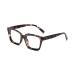 Hubeye Retro Oversized Large Frame Reading Glasses for Women Men Square Fashion Oprah Style Blue Light Blocking Computer Reader 2.00 Dark Grey Leopard 2.0 Dioptres