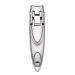 Professional Nail Clippers | Nail Clippers | Stainless Steel Nail Clippers | Precision Nail Trimmers | Curved Edge Nail Trimmers | Nail Clippers with Catcher | Heavy-Duty Nail Clippers | Curved Edge Silver