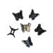 Scunci Glamoween Claw Hair Clips - Butterfly Design Halloween Theme (Black, 6 Pieces) - Buy Online on GoSupps.com