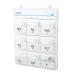 Monthly Pill Organizer 28 Days Plus More 2 Days / 9 Pillbox with 4 compartments Inside/can be Hung on a Wall/Medicine Vitamin Fish Oil Supplements