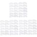 DOITOOL 72 Pcs 6 Sets Eyebrow Molds Gel Removing Tool Eyebrow Stencil Template Eyebrow Trimming Card mediumx3pcs As Shownx3pcs - Buy Online on GoSupps.com