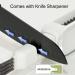 4 in 1 Kitchen Multifunctional Cleaning Brush 2024 New Dish Scrubber Brush with Long Handle Kitchen Tool Cleaning Brush for Cleaning Kitchen Knife Dish Pot lid Cup Lid (Color : White) - Buy Online on GoSupps.com