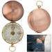 Tbest Portable Compass - Vintage Retro Metal Copper Flip Cover Pocket Watch Compass for Camping Hiking & Boating | International Shipping Available - Buy Online on GoSupps.com