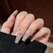 24Pcs/Set Press On Nails Long Vine Flower Diamond False Nails Acrylic Fake Nails Full Cover Nails Tips Artificial Finger Manicure Press on nails for Women and Girls - Buy Online on GoSupps.com