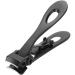 Nail Clipper Stainless Steel Cutter Trimmer Non-Slip Handle Cutting Edge for Professional and Personal Use Fine Workmanship Mini Size and Lightweight Convenient (Black) - Buy Online on GoSupps.com