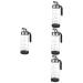 HOMSFOU 4pcs Automatic Opening and Closing Oiler Ceramic Oil Dispenser Clear Container Liquid Containers Oil Cruet Soy Sauce Dispenser Oil and Vinegar Dispenser Oil Bottle Glass Bottle Pp 22X7X7CMx4pcs As Shownx4pcs