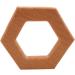 Wendysun 3pcs Cartoon Wood Teether Set | Natural Animal Hexagon Baby Teething Toy - Buy Online on GoSupps.com