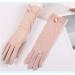 DHTDVD Summer Women's Driving and Cycling Gloves Hand Socks Hand Sleeve Sunshade Thin Ice Silk Lace Gloves 31*17cm E