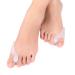 Silicone Toe Separators for Toe Separation and Valgus Correction - Universal Size White - Buy Online on GoSupps.com