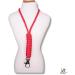 Tough Paracord Neck Lanyard for Dog Whistles & Clickers ID Keys Braided Knot (Red) - Buy Online on GoSupps.com