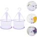 Hanging Mesh Basket Dryer for Makeup Brushes | Foldable Cleaning Rack & Drying Solution for Sponges & Puffs (Purple - Buy Online on GoSupps.com
