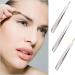 3 Pcs Stainless Steel Pointed and Slant Tip Tweezers for Blackhead and Eyebrow Hair Removal - Buy Online on GoSupps.com