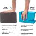 WRIST BUDDY Yoga Blocks - Prime Comfort for Wrist Pain Relief | Set of 2 EVA Foam Blocks for Balance and Fitness | Yoga Accessories for Home Workouts - Teal - Buy Online on GoSupps.com
