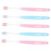 Beavorty 5 pieces Small head soft toothbrush travel accessories practical toothbrush portable toothbrush home accessory wear -resistant toothbrush toothbrush