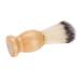 Portable Men's Synthetic Hair Beard Shaving Brush - Wood Handle Barber Tool for Smooth Grooming - Buy Online on GoSupps.com