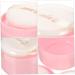 Kisangel Travel Baby Powder Set - 8 Pcs Body Powder Puffs in Compact Box | Synthetic Sponge for Child | Pink Baby Powders - Buy Online on GoSupps.com