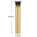 Professional Cordless Hair Trimmer for Men - Rechargeable Close Cutting T-Blade Trimmer - Noise Reduction Barber Clippers (Golden) - Buy Online on GoSupps.com