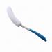 MagiDeal Vinyl Quote Me Long Anti-Slip Curve Handled Bath Body Brush, Easy Reach for Seniors, Suitable for Elderly/Pregnant Aid Bathing & Shower, Blue, 15.35" 1 Count (Pack of 1)