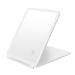 LISSAHNE Portable Travel Size Makeup Mirror  Foldable Compact HD 3 Color Adjustable Brightness LED Lighting  Handheld Dimmable Cosmetic Vanity Mirror  USB Rechargeable Touch Control White