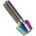 6pcs Colorful Titanium Bolts M5x16 for MTB & Road Bikes - Tapered Head Screws with Washer - Buy Online on GoSupps.com