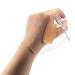 1 Pack Transparent Acrylic Nail Art Hand-held Palette Nail DIY Art Design Paint Color Mixing Manicure Tool  Heart Shaped