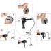 Hair Dryer Holder Dry and Styling Hair Dryer Holder 360 Degree Rotatable Hands-Free Hair Dryer with Strong Suction Cup Blow Dryer Holder Removable Suction Cup Stand - Buy Online on GoSupps.com