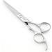 Kinsaro 5.5 Barber Scissors - Professional 440C Hair Cutting Shears with Silvery Convex Blades - Buy Online on GoSupps.com