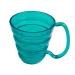 SP Ableware Ergo Mug with Extra Wide Handle and Bumpy Surface - Blue, Translucent (745740000)