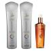 Naissant Set No Yellow Shampoo Treatment Mask and Argan Oil. Color Care Hair Intensifier and Damage Repair. Without Salt and Parabens for Blonde Hair (Platinum Blonde Azul Plata))