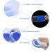 Fogawa Gel Heel Cushions - Silicone Heel Pads for Plantar Fasciitis & Achilles Pain Relief | 2 Pairs of Comfortable Shoe Inserts - Buy Online on GoSupps.com