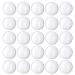 100 Pcs 25mm Clear Round Cabochons Flat Back Glass Dome Cabochons for DIY Crafts Photo Pendant Jewelry Making (25 MM)