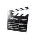 Odowalker Clapper Board | Black Clap-Stick Clapperboard for Film Studio | 7.87x7.87 inch - Buy Online on GoSupps.com