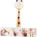 SOLUSTRE Manual Face Brush Household Facial Brush Face Exfoliator Face Washer Face Wash Brush Rose Gold Ribbon Facial Cleaning Brush Manual Facial Brush Miss Handheld Scrub Nylon - Buy Online on GoSupps.com