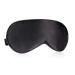 Sleek Natural Silk Eye Mask for Men and Women | Adjustable Strap | Super Smooth Sleep Mask - Black - Buy Online on GoSupps.com