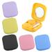 Pflypf 6-part contact lens case with mirror contact lens straw tweezers storage box for contact lenses portable box accessory box suitable for daily trip and work