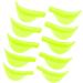 Libeauty Eyelash Perm Pads 10pcs Silicone Lash Lift Shields for Eyelash Perm XS/S/M/L/XL 5 Size Reusable Soft Lash Lifting Rods (Yellow)