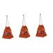 TOVINANNA 3pcs Hair Dryer Storage Bag Travel Bag Organizer Low Wattage Hairdryer Hair Dryer Case Coffee Suede