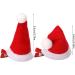 hgnxa Christmas Santa Hat Hair lip Party Props Accessories Hair Pin Festive Glitter Sequins Hat Barrettes Holiday Headwear - Buy Online on GoSupps.com