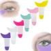 6PCS Mascara Guard Mascara and Eyelash Applicator Shield Guard Tool Multicolor Silicone Mascara Shield Upper and Lower Eye Makeup Shields Eyelash Eyeshadow Aid Pad For Eye Makeup