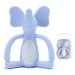 AnjeeIOT Baby Teething Toys  Food Grade Liquid Silicone Baby Teether (Blue)