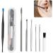 Spiral Ear Wax Remover Set - 7pcs Soft Silicone & Stainless Steel Ear Cleaning Tools - Buy Online on GoSupps.com