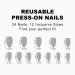 Almond Shaped Gold Foil Fake Nails - 24pcs Medium Press on Acrylic French Nails with Swirl Designs - Summer Glossy Stick on Nails for Women and Girls - AL21 - Buy Online on GoSupps.com