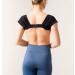 Swedish Posture Feminine posture corrector for women | less back pain | better posture L-XL Black