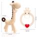 Buy Share & Care BPA-Free Silicon Giraffe Baby Bite Ring Toys - 2 Set for Gum Pain Relief | Perfect for Infants 3 Months+ - Buy Online on GoSupps.com