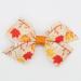 Thanksgiving Hair Bows Clips | Pumpkin & Maple Leaves Hair Accessories | Girls Toddlers Kids | 6 Pcs - Buy Online on GoSupps.com