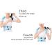 Adjustable Posture Corrector Back Support & Shoulder Brace - Improve Posture for Men & Women (S Code Blue - Buy Online on GoSupps.com