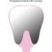Cute Tooth Shaped Mirror with Handle Small Gift for Dental Clinic 3 Colors Available PC Material Designed for Oral Observation (Pink) - Buy Online on GoSupps.com